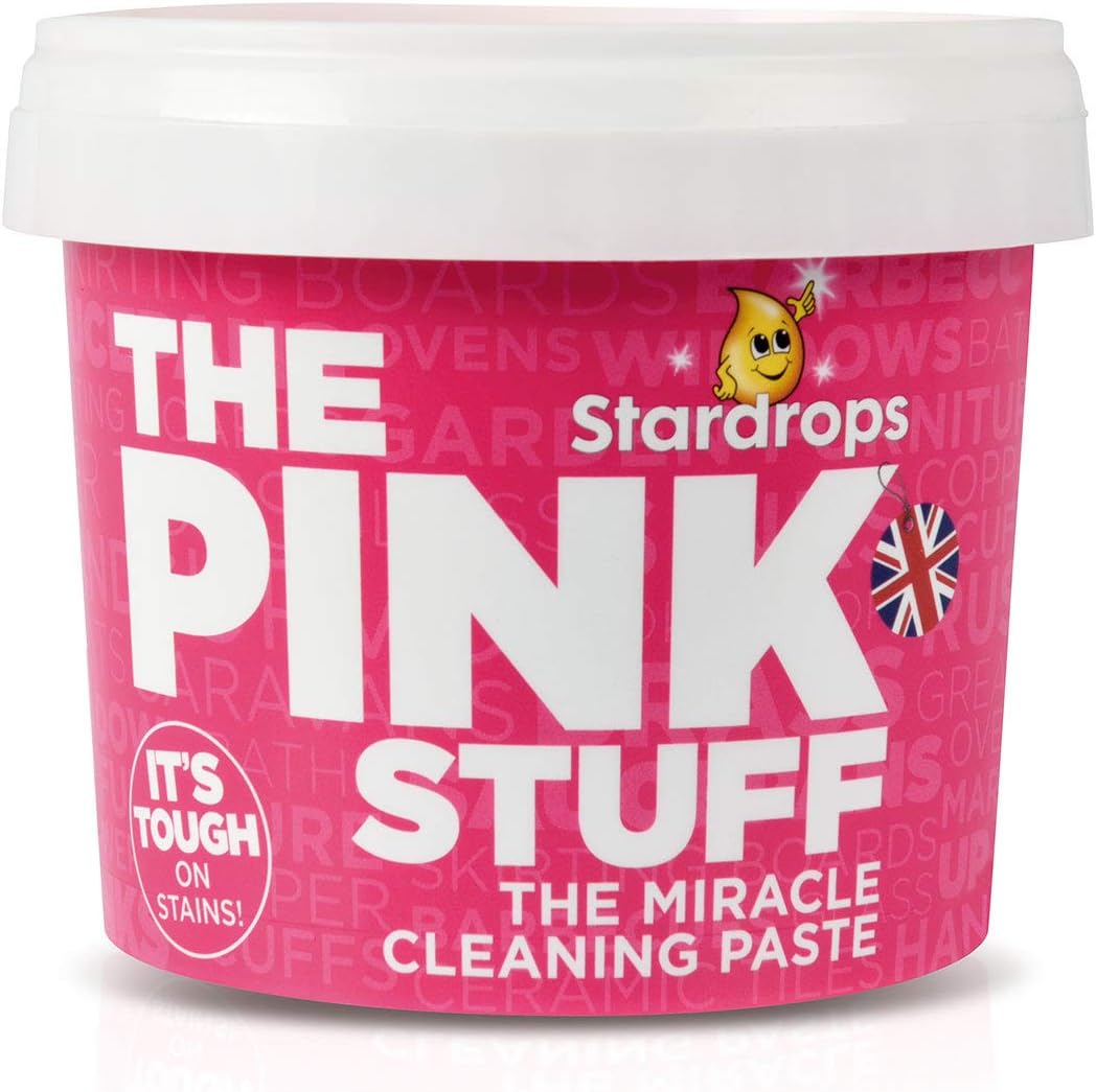 Pasta de limpeza milagrosa Stardrops The Pink Stuff, pacote com 3 unidades de 500g (17,6 oz)