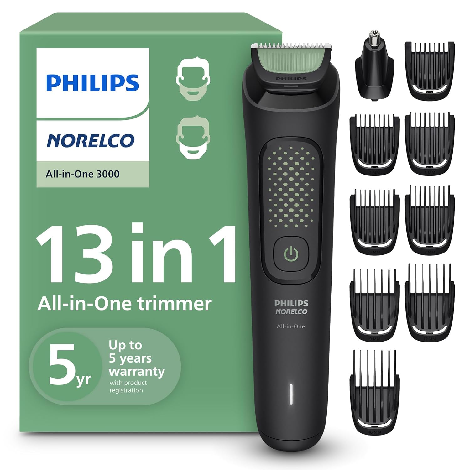 Philips Norelco série 3000 13 em 1, MG3919/50 - 13 peças